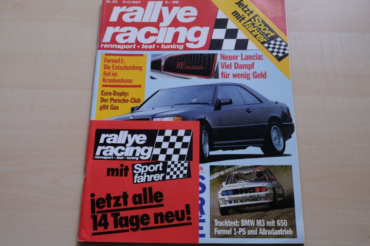 Deckblatt Rallye Racing (23/1987)